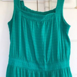 Green Tank Top Dress